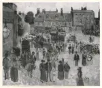 Anonimo , Pissarro, Camille - sec. XIX - Bank Holiday at Kew