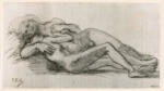 De Chavannes, P. Puvis , Etude pour "le sommeil"" -