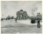 Raffaelli, Jaen Francois , Le Carrousel dans la Neige
