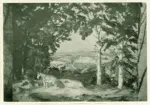 Rameau, Claude , Paysage a l'Ane