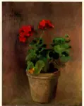 Redon, Odilon , Le Pot de Geraniums