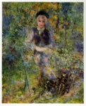 Renoir, Pierre Auguste , La Jeune Fille au Banc