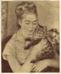 Renoir, Pierre Auguste , Giovanetta con gatto