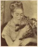 Renoir, Pierre Auguste , Giovanetta con gatto