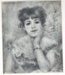 Renoir, Pierre Auguste , Ritratto di Jeanne Samary in abito scollato