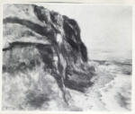 Anonimo , Renoir, Pierre Auguste - sec. XIX - La costa vicino a Dieppe