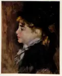 Anonimo , Renoir, Pierre Auguste - sec. XIX - Testa di donna di profilo