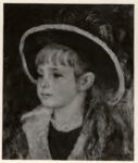 Renoir, Pierre Auguste , Bambina con cappello profilato