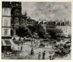 Renoir, Pierre Auguste , Piazza della Trinità