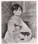Renoir, Pierre Auguste , Mlle Julie Manet (Bambina con gatto)