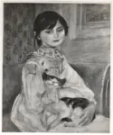 Renoir, Pierre Auguste , Mlle Julie Manet (Bambina con gatto)