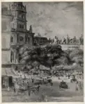 Renoir, Pierre Auguste , Piazza della Trinit&agrave;
