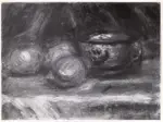 Renoir, Pierre Auguste , Natura morta, tre limoni e una ciotola