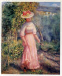 Renoir, Pierre Auguste , Giovane donna nel giardino