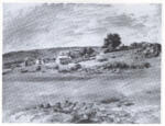 Renoir, Pierre Auguste , Golfo di bretagna, case ed alberi sulla costa