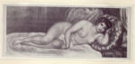 Anonimo , Renoir, Pierre Auguste - sec. XX - Donna nuda sdraiata (Gabrielle)