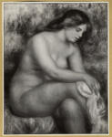 Anonimo , Renoir, Pierre Auguste - sec. XX - Donna che si asciuga le gambe
