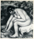 Anonimo , Renoir, Pierre Auguste - sec. XX - Bagnante