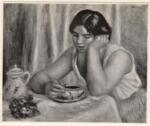 Anonimo , Renoir, Pierre Auguste - sec. XX - La tazza di cioccolata