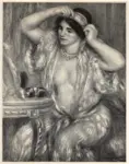 Anonimo , Renoir, Pierre Auguste - sec. XX - Gabrielle allo specchio