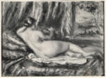 Anonimo , Renoir, Pierre Auguste - sec. XX - Reclining nude