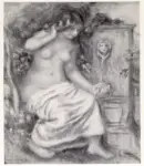 Renoir, Pierre Auguste , Bagnante alla fontana