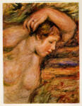 Renoir, Pierre Auguste , Ragazza addormentata col le braccia incrociate sulla testa