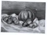 Renoir, Pierre Auguste , Natura morta con melone e mele