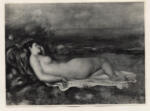 Anonimo , Renoir, Pierre Auguste - sec. XIX - Donna nuda distesa