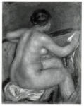 Anonimo , Renoir, Pierre Auguste - sec. XIX - Nudo di donna