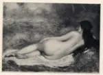 Renoir, Pierre Auguste , Donna nuda sdraiata
