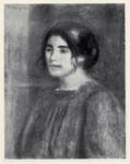 Renoir, Pierre Auguste , Busto di Gabrielle in rosso