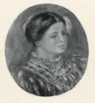 Anonimo , Renoir, Pierre Auguste - sec. XIX - Giovane donna in blu