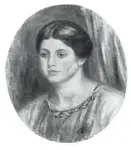 Anonimo , Renoir, Pierre Auguste - sec. XIX - Giovane ragazza in rosso