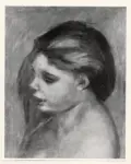 Renoir, Pierre Auguste , Volto di donna di profilo
