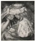 Anonimo , Renoir, Pierre Auguste - sec. XIX - Ritratto di due donne