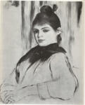 Renoir, Pierre Auguste , Giovane donna con lo chignon