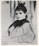 Renoir, Pierre Auguste , Giovane donna con lo chignon
