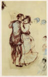 Anonimo , Renoir, Pierre Auguste - sec. XIX - Ballo in campagna