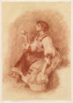Anonimo , Renoir, Pierre Auguste - sec. XIX - La venditrice di arance