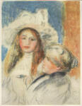 Anonimo , Renoir, Pierre Auguste - sec. XIX - Berthe Morisot e sua figlia