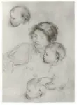 Renoir, Pierre Auguste , Gabrielle e Jean