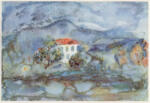 Anonimo , Renoir, Pierre Auguste - sec. XX - Casa a Cagnes