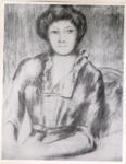 Anonimo , Renoir, Pierre Auguste - sec. XX - Ritratto femminile