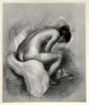 Anonimo , Renoir, Pierre Auguste - sec. XIX - Nudo di schiena