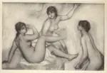 Renoir, Pierre Auguste , Tre nudi