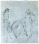 Renoir, Pierre Auguste , Studio per "Le giocatrici di croquet"