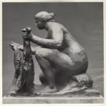 Renoir, Pierre Auguste , Grande lavandaia inginocchiata