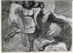 Rodin, Auguste , Centauro che rapisce due donne