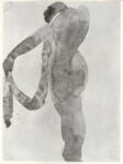 Rodin, Auguste , Femme nue de trois quarts